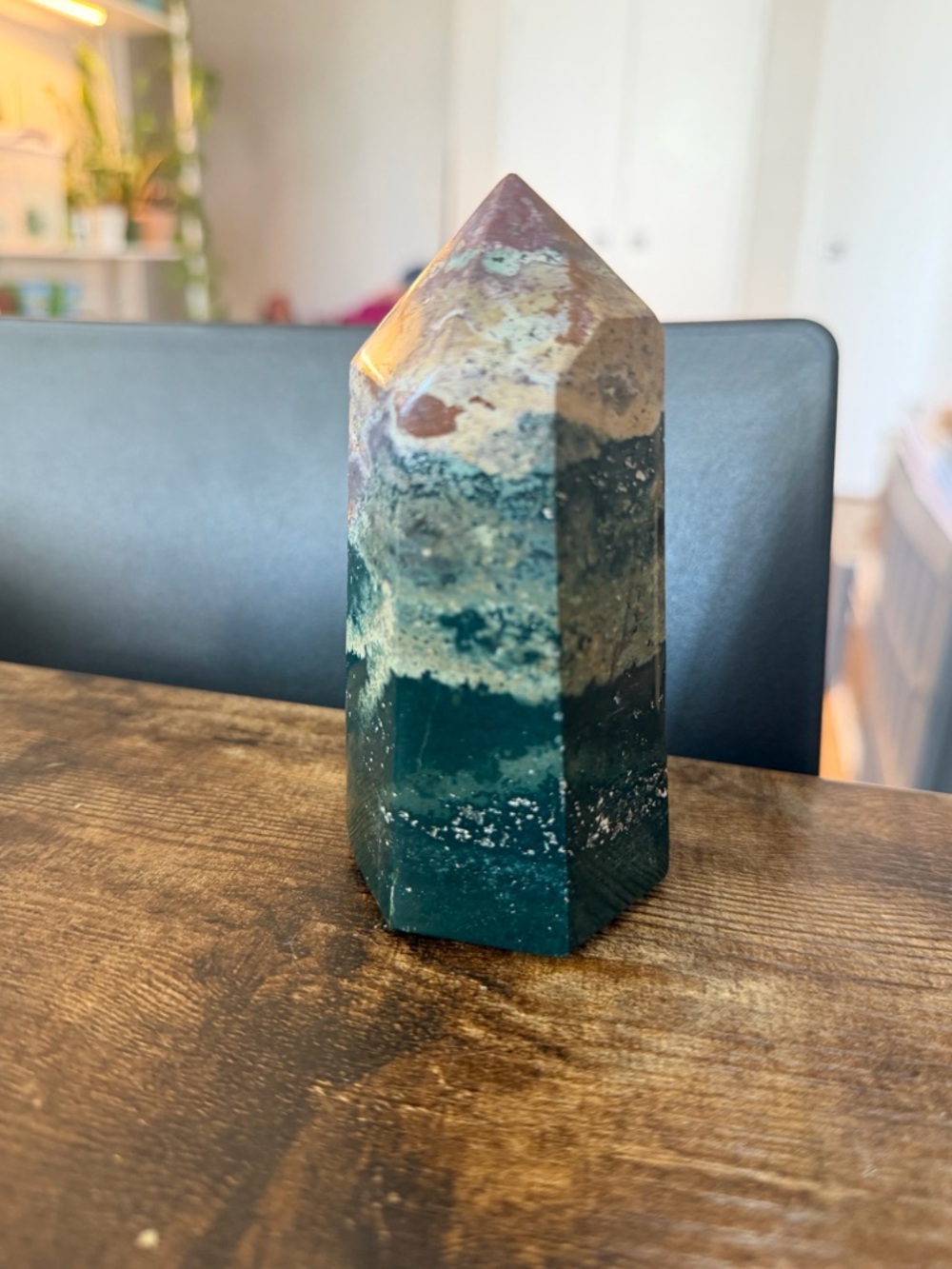 Natural Jasper Crystal Tower